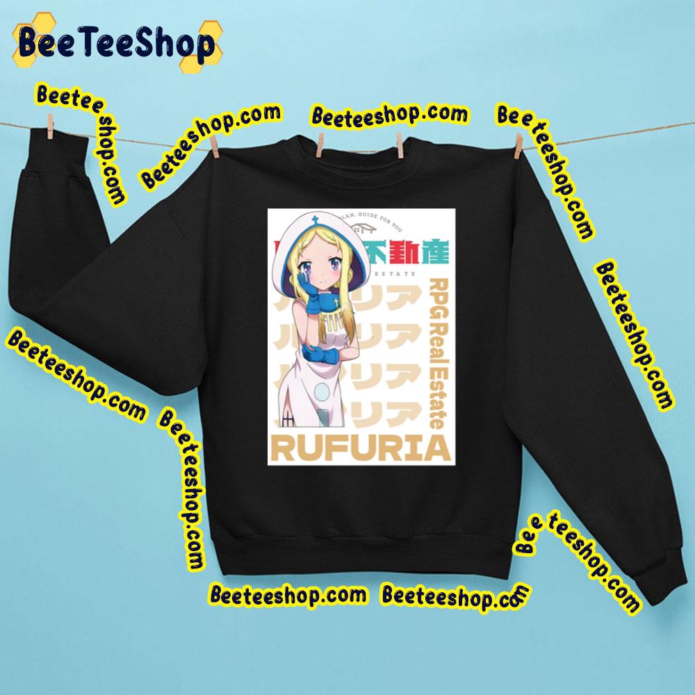 Vintage Rufuria Rpg Real Estate Rpg Fudousan Trending Unisex Sweatshirt