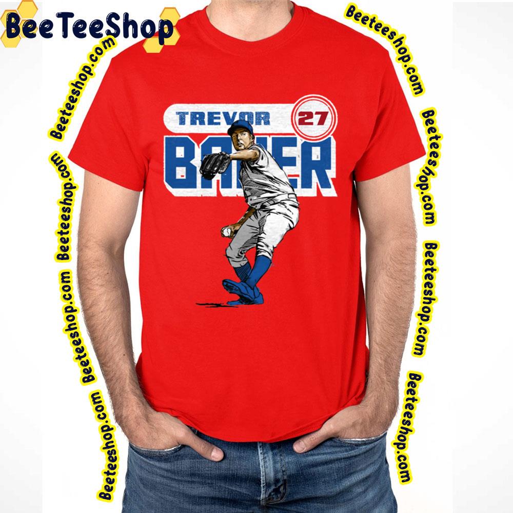 Vintage Trevor Bauer 27 Baseball Trending Unisex T-Shirt