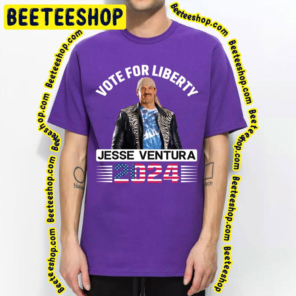 Vote For Liberty Jesse Ventura 2024 Trending Unisex T-Shirt