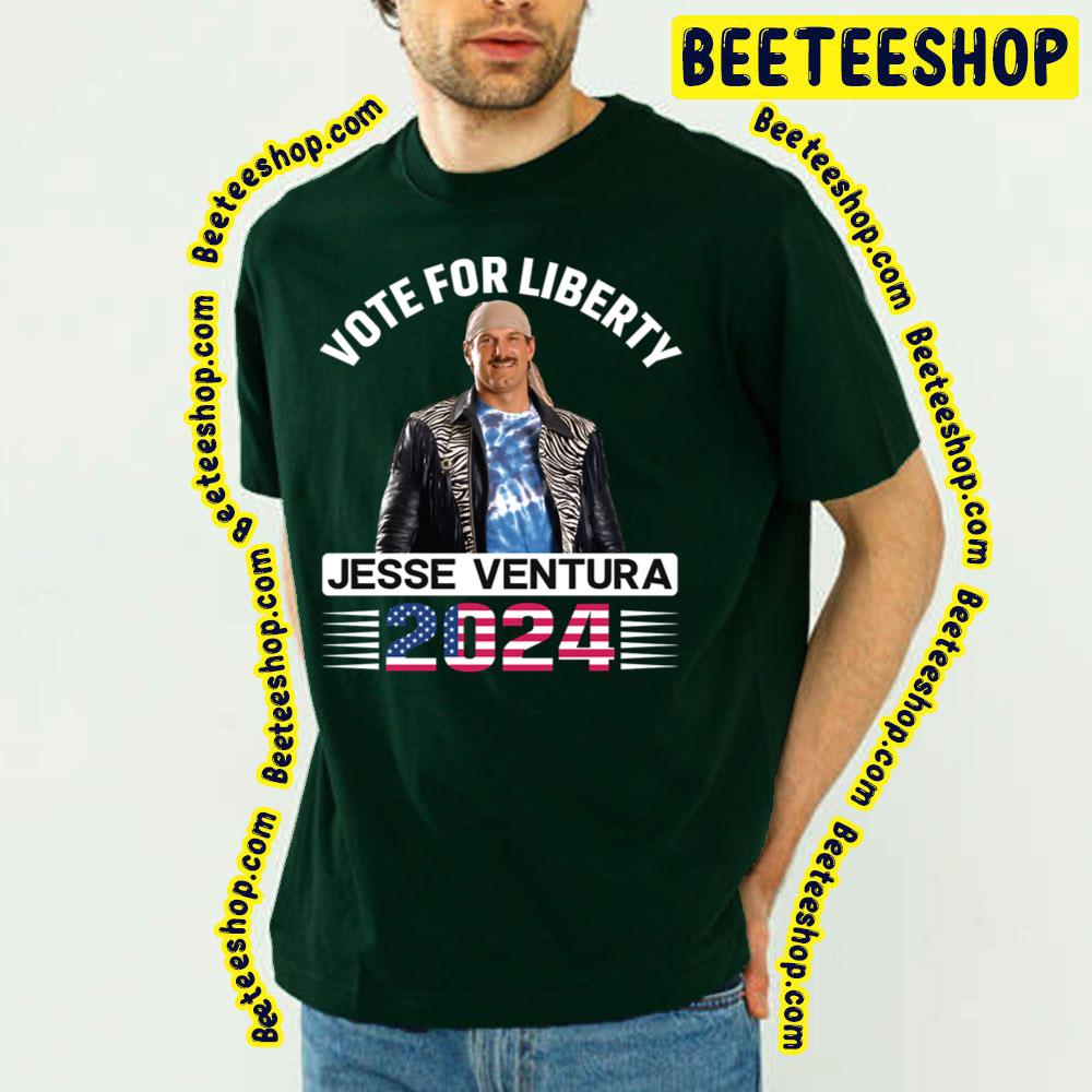 Vote For Liberty Jesse Ventura 2024 Trending Unisex TShirt