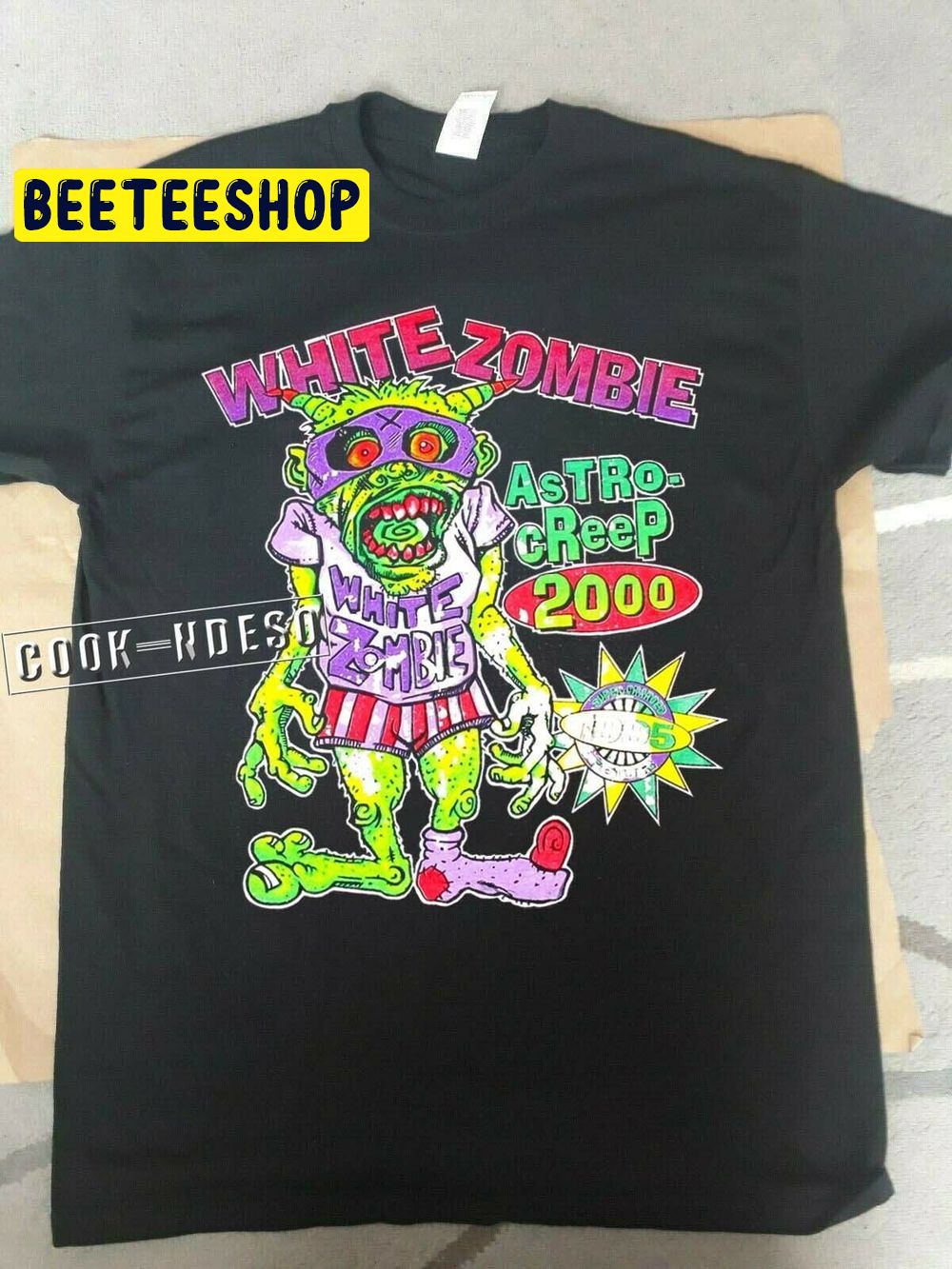 White Zombie Vtg 90’s Tour 1995 Astro Creep Cities Rob Band Double Side Trending Unisex Shirt