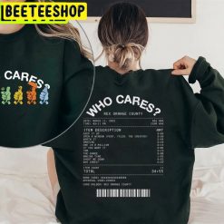 Who Cares Who Cares Album Receipt Rex Inspired Double Side Trending Unisex Sweatshirt