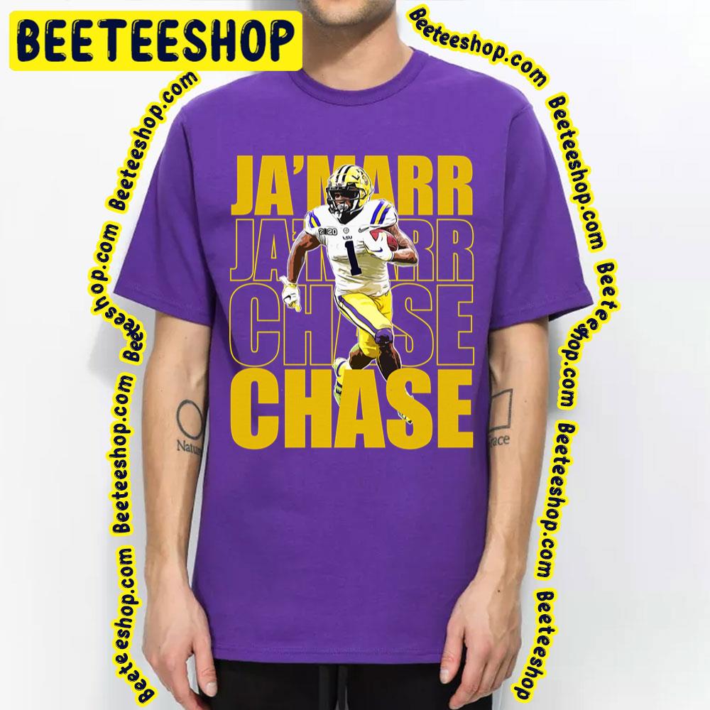 Yellow Background Ja’marr Chase Football Trending Unisex T-Shirt