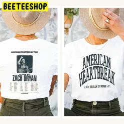 Zach Bryan American Heartbreak 2022 Tour Double Side Trending Unisex Shirt
