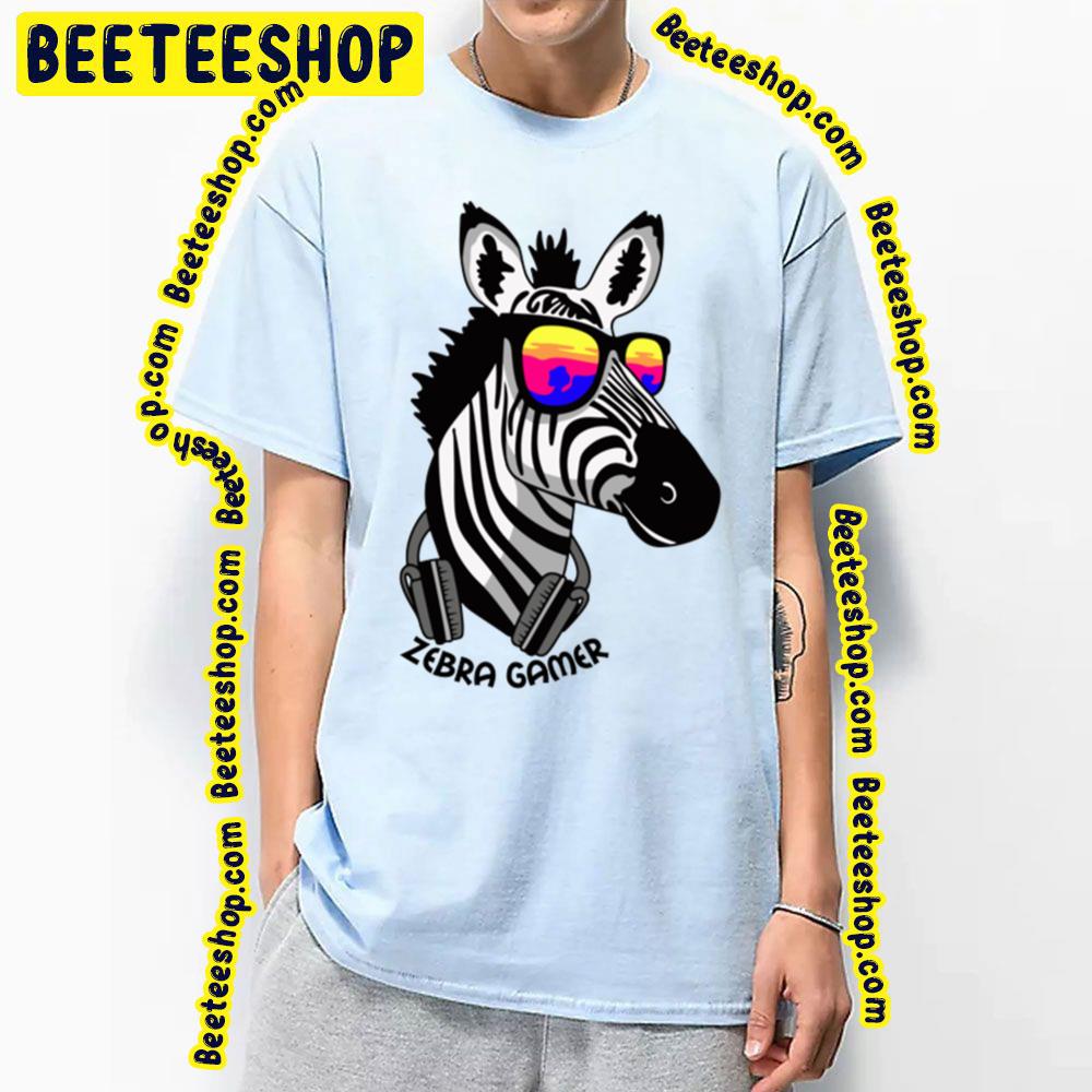 Zebra Gamer Trending Unisex T-Shirt - Beeteeshop