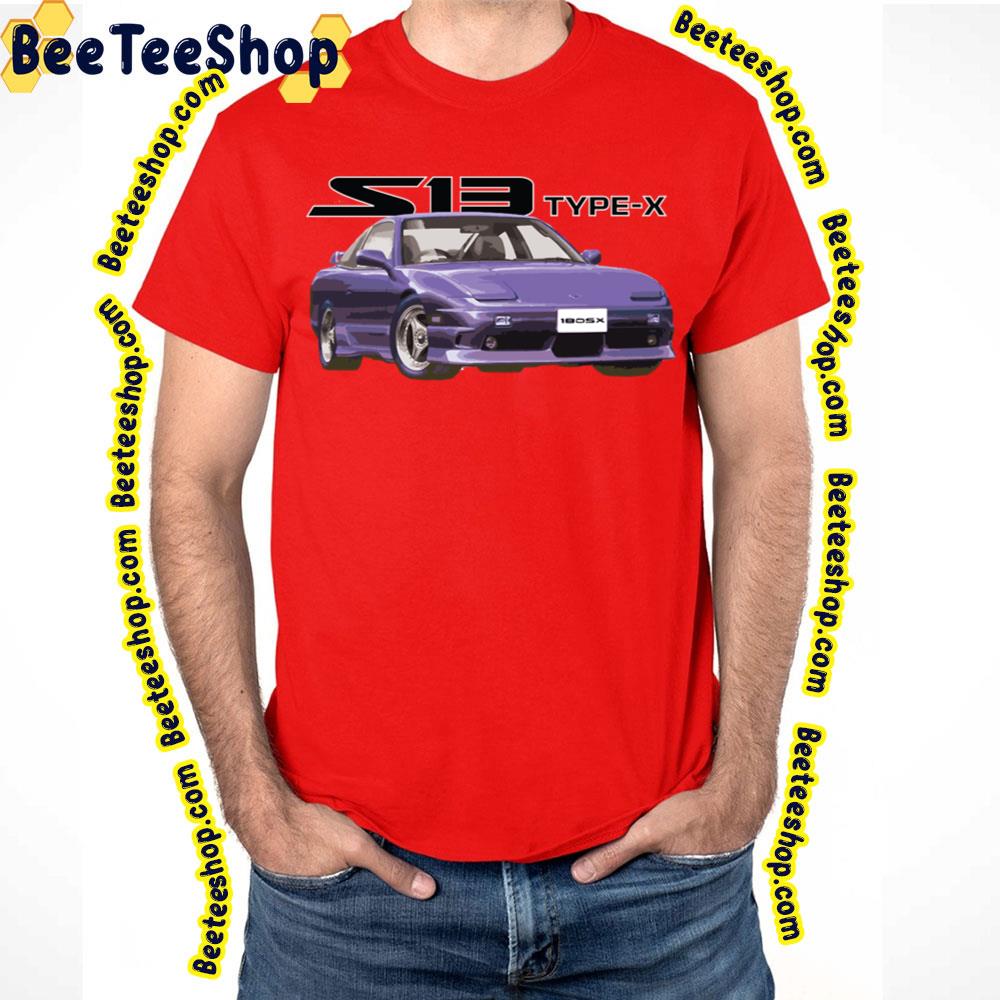 180sx S13 240 Purple Type X Drifting Trending Unisex T-Shirt