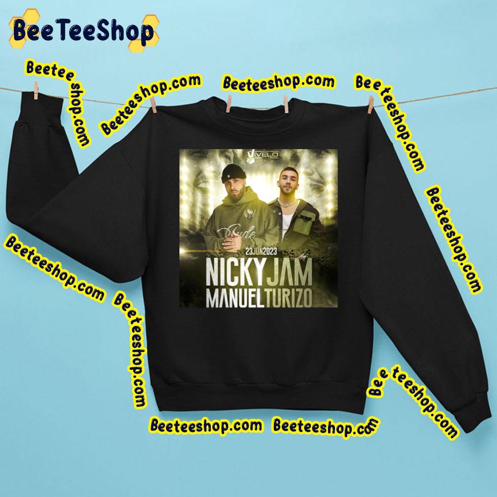 23 Jun 2023 Nicky Jam Manuel Turizo Trending Unisex Sweatshirt