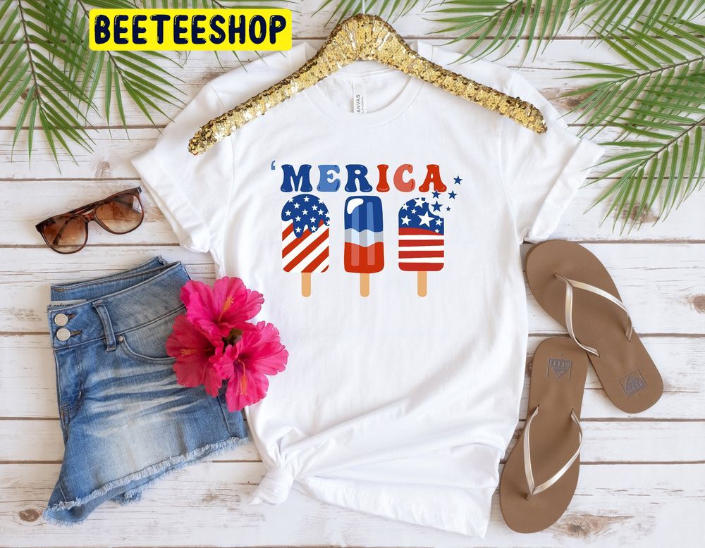 4th Of July Shirtmerica Trending Unisex T-Shirt