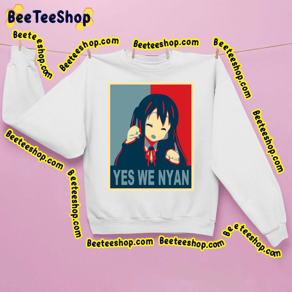 Azusa Yes We Nyan K-On! Trending Unisex Sweatshirt