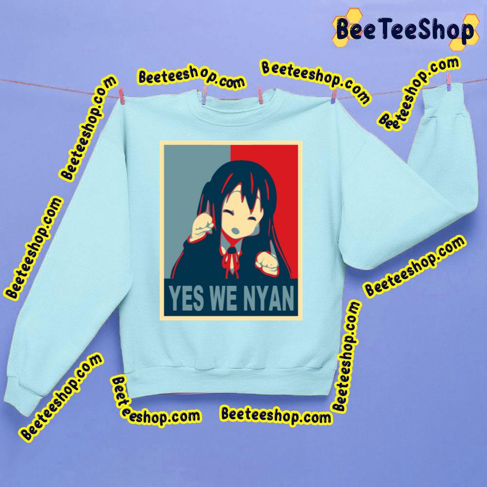 Azusa Yes We Nyan K-On! Trending Unisex Sweatshirt