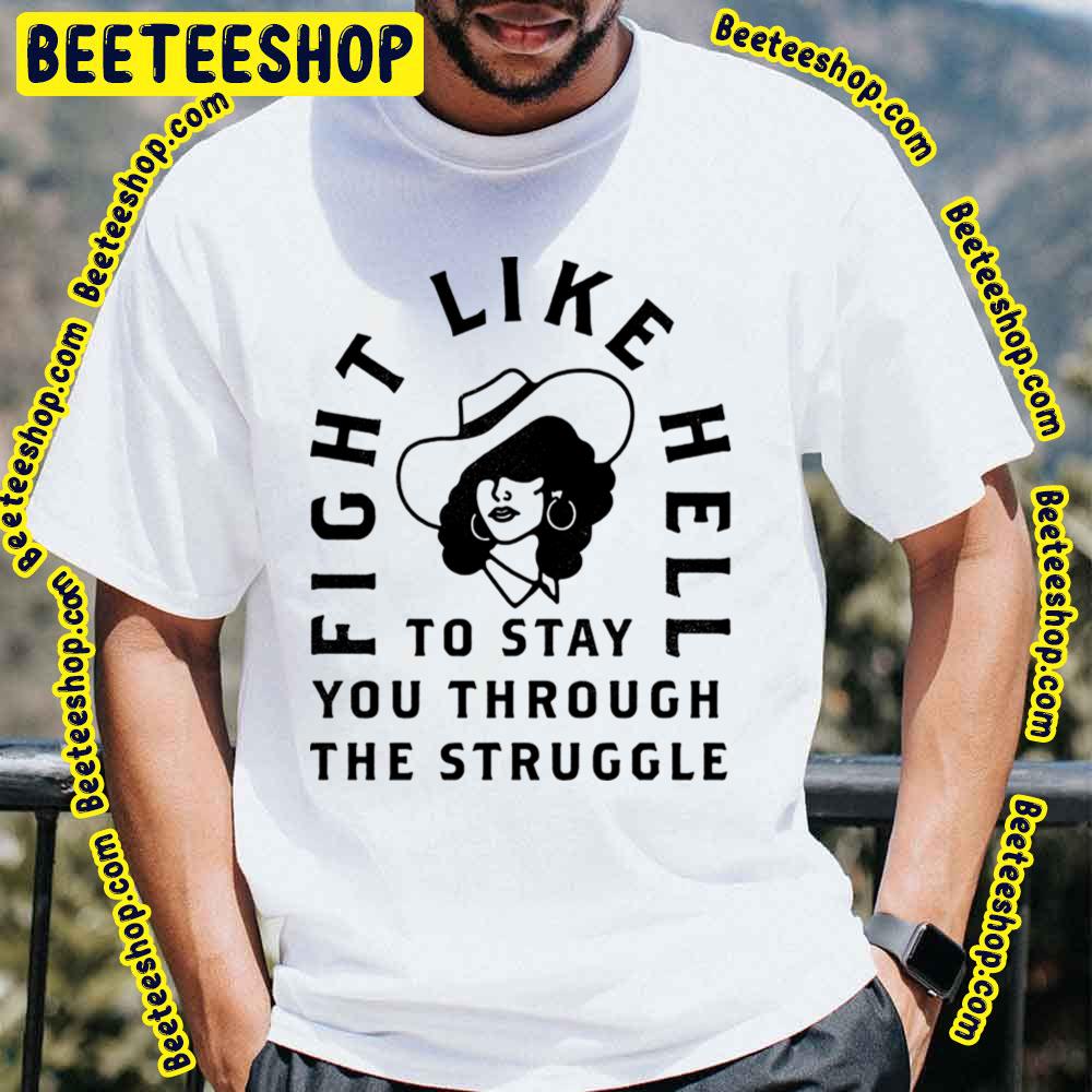 Black Art Fight Like Hell Trending Unisex T-Shirt