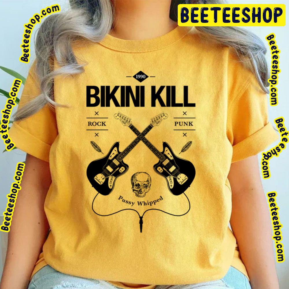 Black Art Guitar Vintage Logo Bikini Kill Trending Unisex T-Shirt