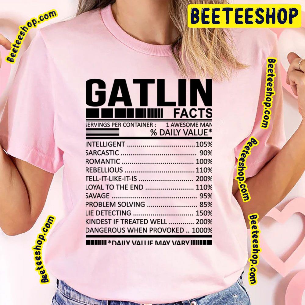 Black Art  Nutrition Facts Gatlin Trending Unisex T-Shirt