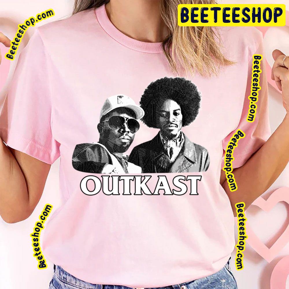 Black Art Outkast Engraving Style Trending Unisex T-Shirt