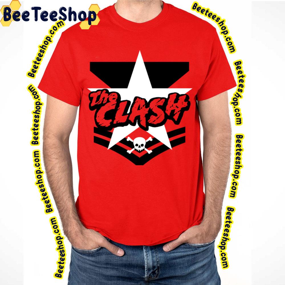 Black Art Skull Star The Clash Trending Unisex T-Shirt