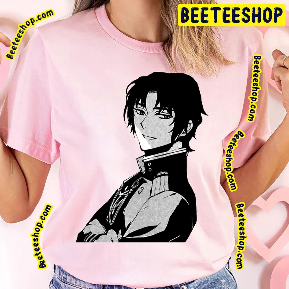 Black White Art Guren Ichinose Owari No Seraph Trending Unisex T-Shirt