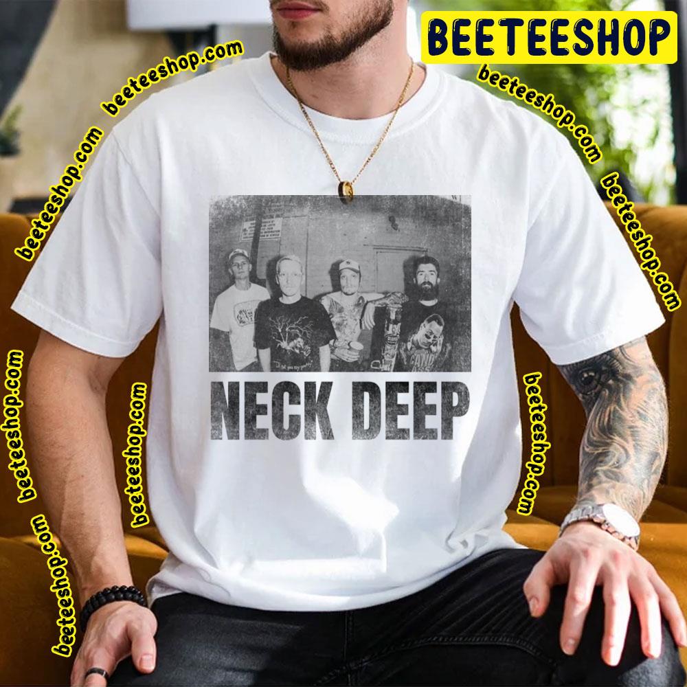 Black White Art People Neck Deep Trending Unisex T-Shirt