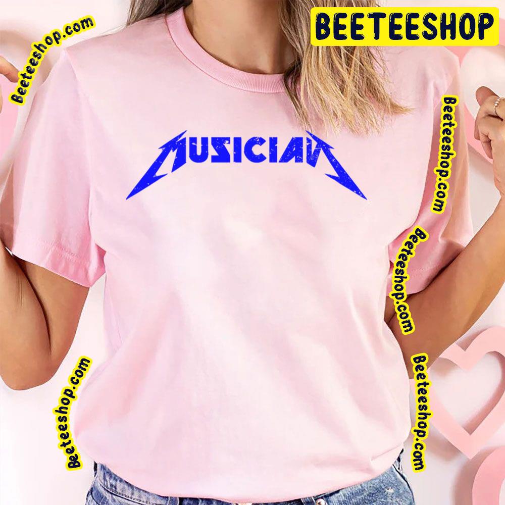 Blue Art Text Musician Trending Unisex T-Shirt