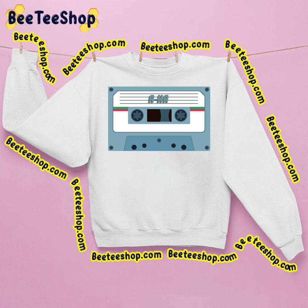 Blue Cassette Aha Band Trending Unisex Sweatshirt