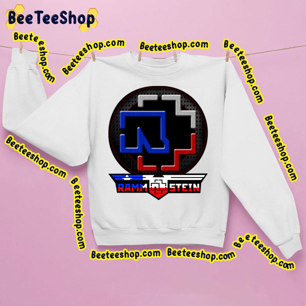 Blue White Art Rammstein Logo Trending Unisex Sweatshirt