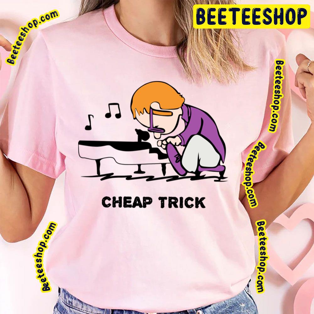 Cartoon Art Cheap Trick Band Trending Unisex T-Shirt