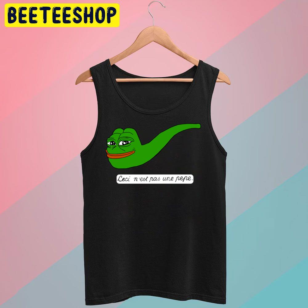 Ceci N'est Pas Une Pepe Pipe Trending Unisex T-Shirt - Beeteeshop