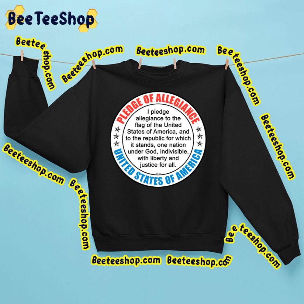 Circle Pledge Of Allegiance Trending Unisex Sweatshirt