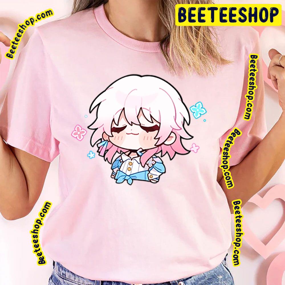 Cute Face March 7th Honkai Star Rail Game Trending Unisex T-Shirt