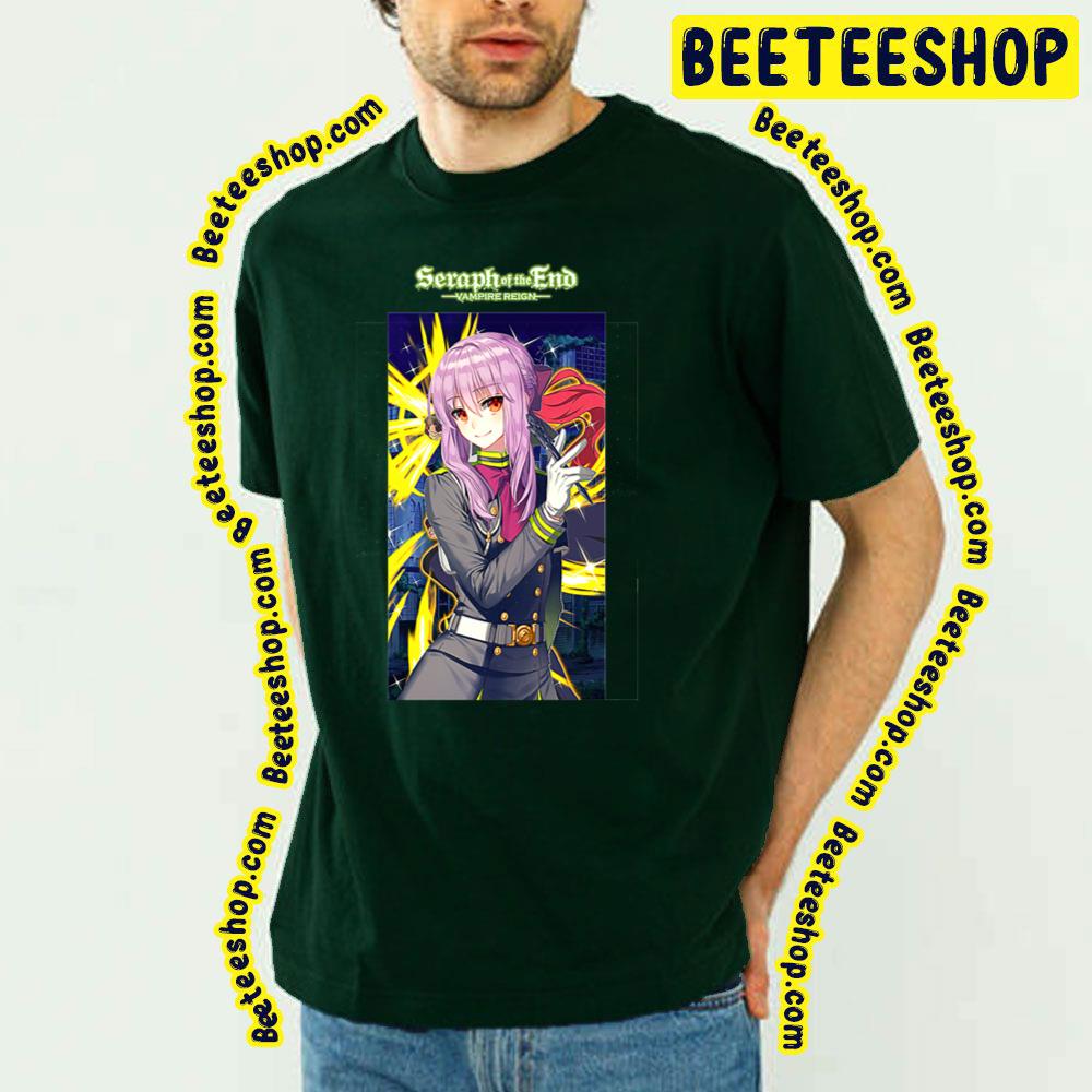 Cute Poster Shinoa Hiragi Owari No Seraph Trending Unisex T-Shirt