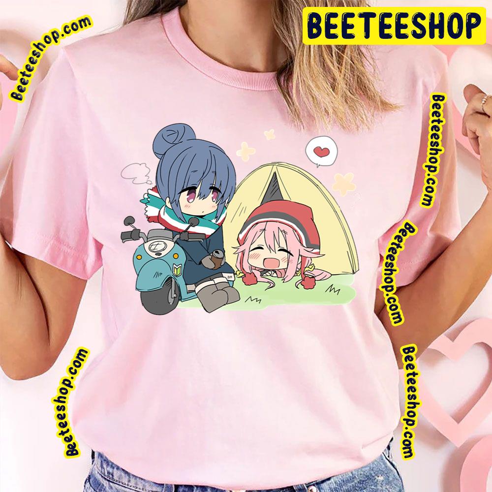 Cute Rin And Nadeshiko Chibi Yuru Camp Trending Unisex T-Shirt