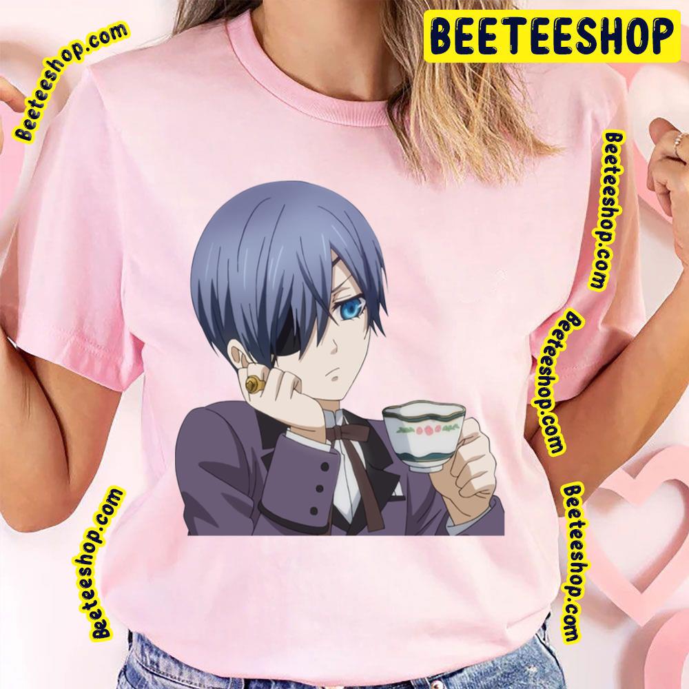 Drink Tea Ciel Phantomhive Kuroshitsuji Trending Unisex T-Shirt