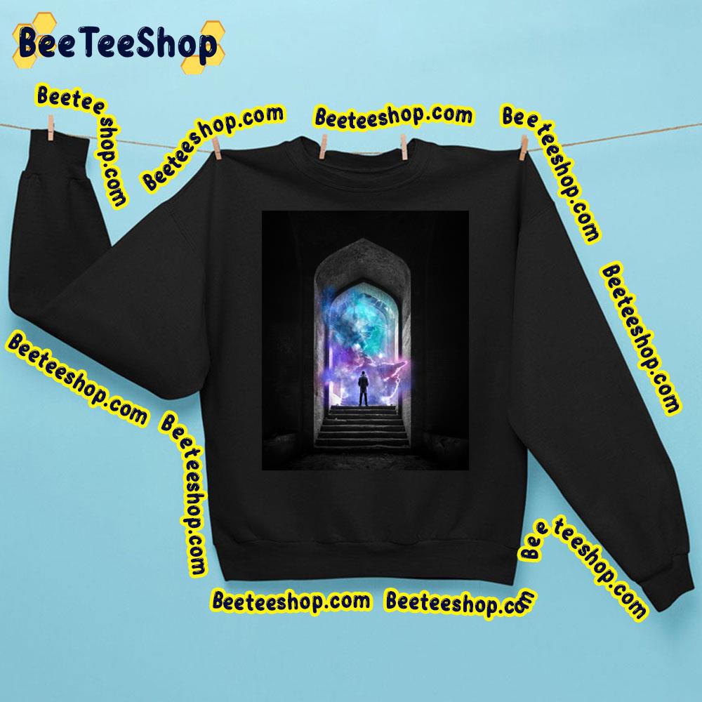 Dude Infront Space Door Portal Trending Unisex Sweatshirt