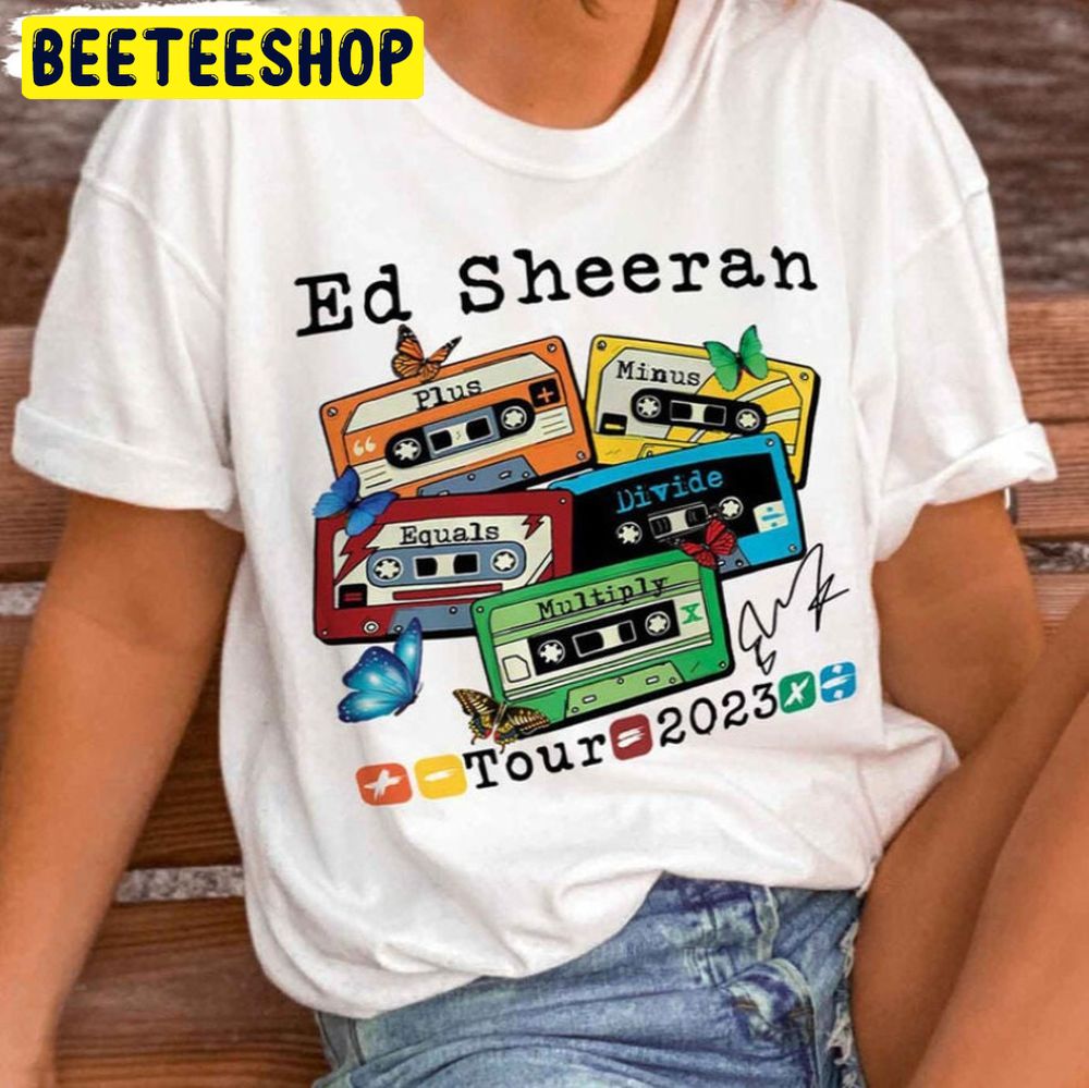 Ed Sheeran Cassette Mathematics America Tour Trending Unisex T-Shirt