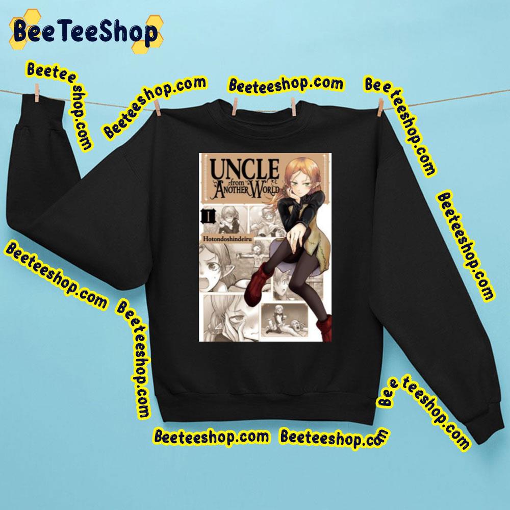 Elf Isekai Ojisan Uncle From Another World Ojisan Yousuke Shibazaki & Elf Trending Unisex Sweatshirt