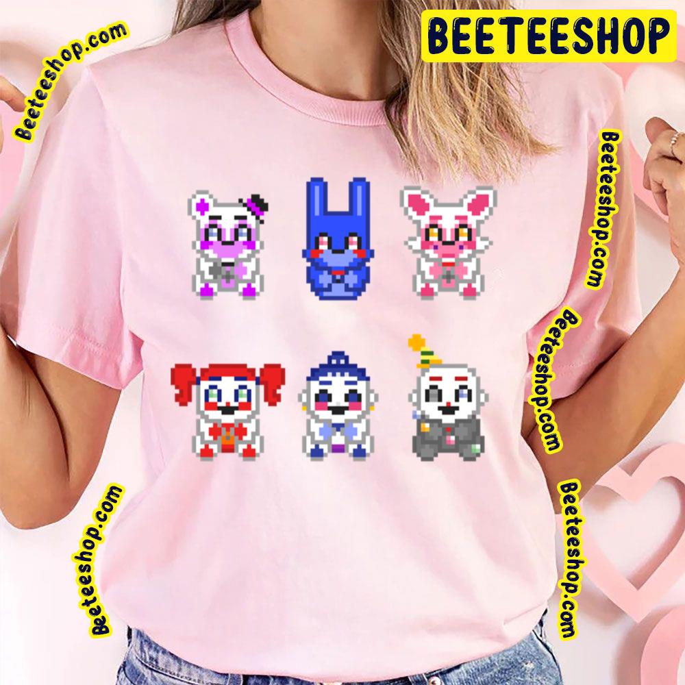 Fnaf Sister Location Pack Five Nights At Freddy’s Trending Unisex T-Shirt