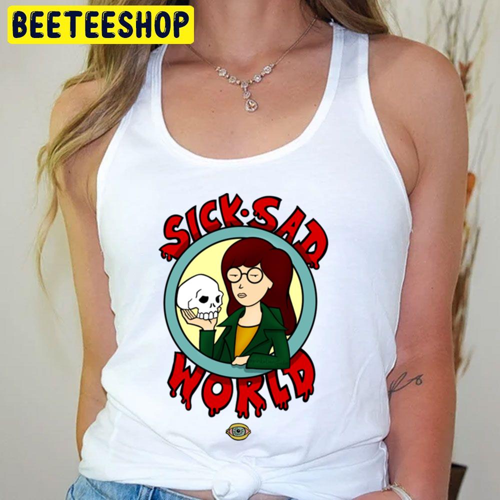 Funny Skull Sick Sad World Band Trending Unisex T-Shirt