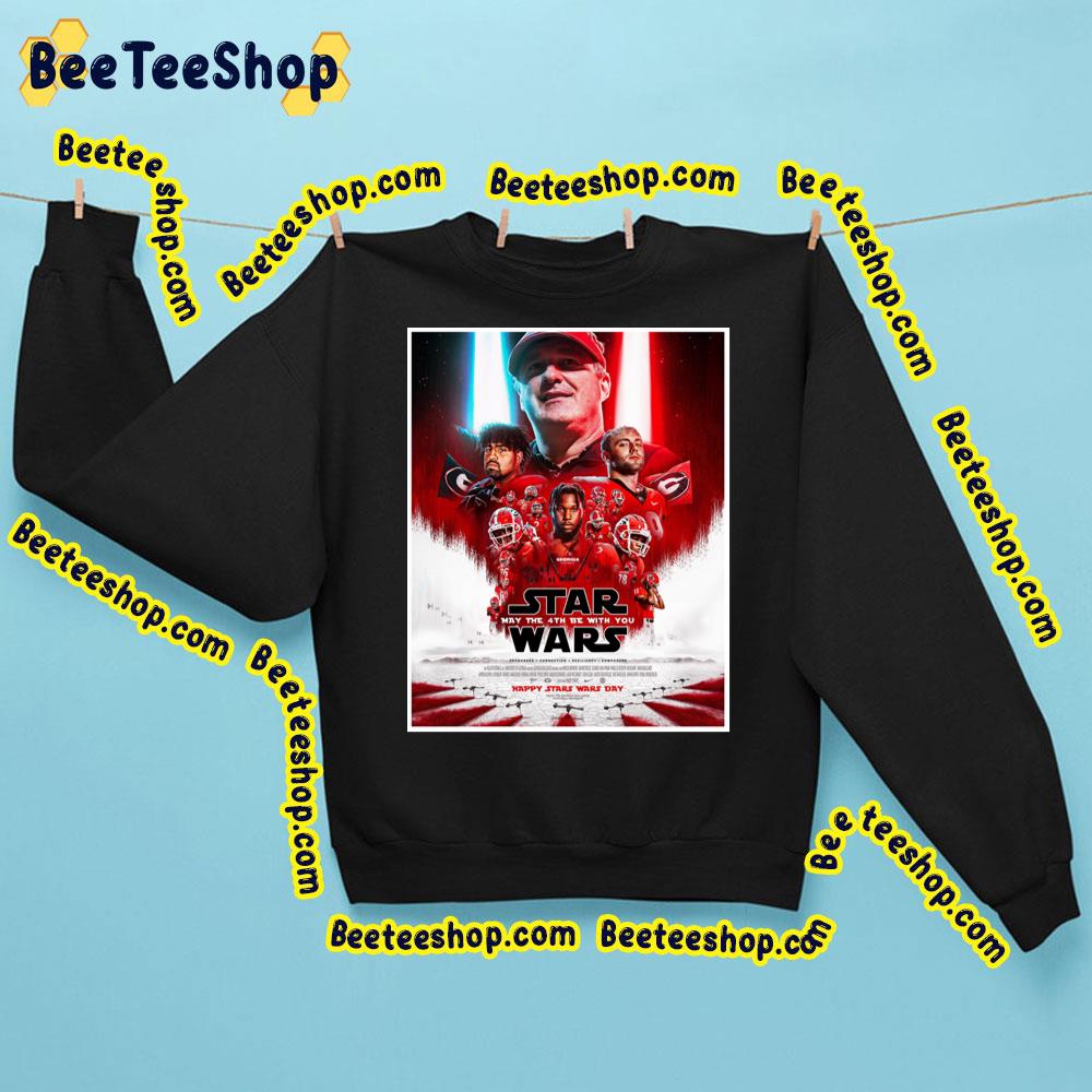 Georgia Football Star Wars May The 4th Be With You Trending Unisex Sweatshirt