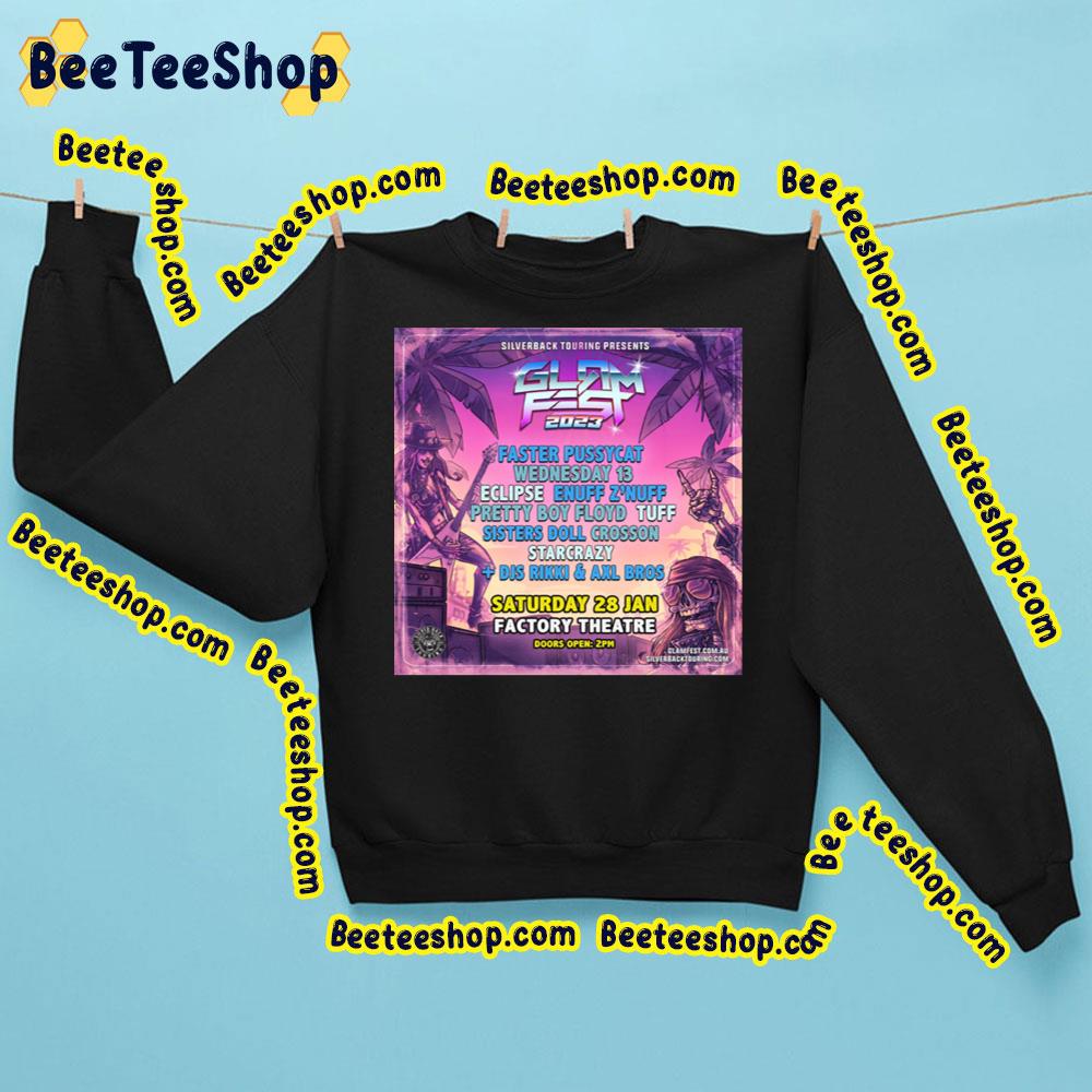 Glam Fest 2023 Tour Dates Trending Unisex Sweatshirt