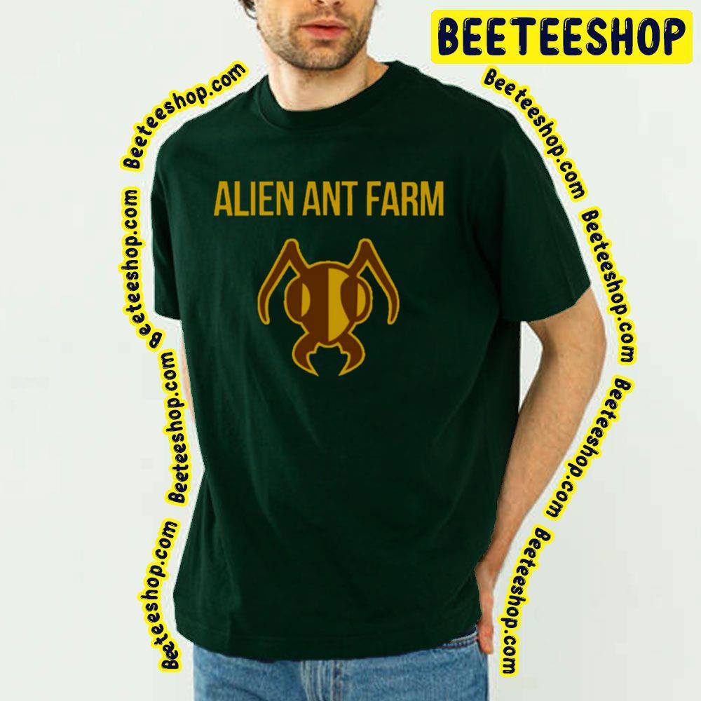 Gold Art Alien Ant Farm Logo Trending Unisex T-Shirt