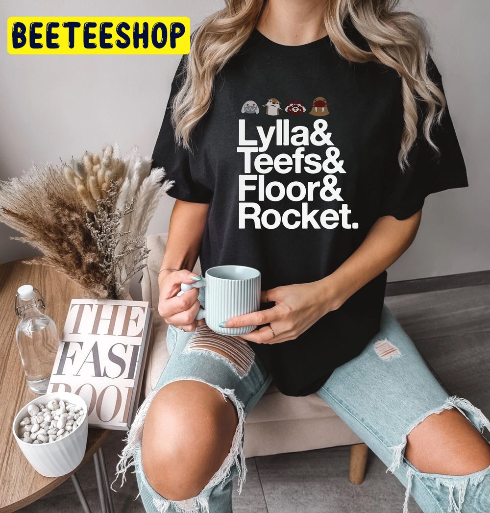 Gotg Rocket Raccoon And Friends Lylla Teefs Floor Rocket Trending Unisex T-Shirt