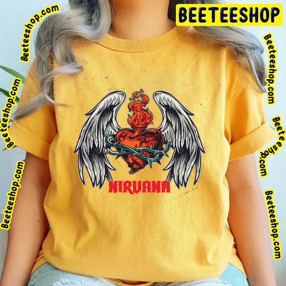 Heart Nirvana Rock Band Trending Unisex T-Shirt