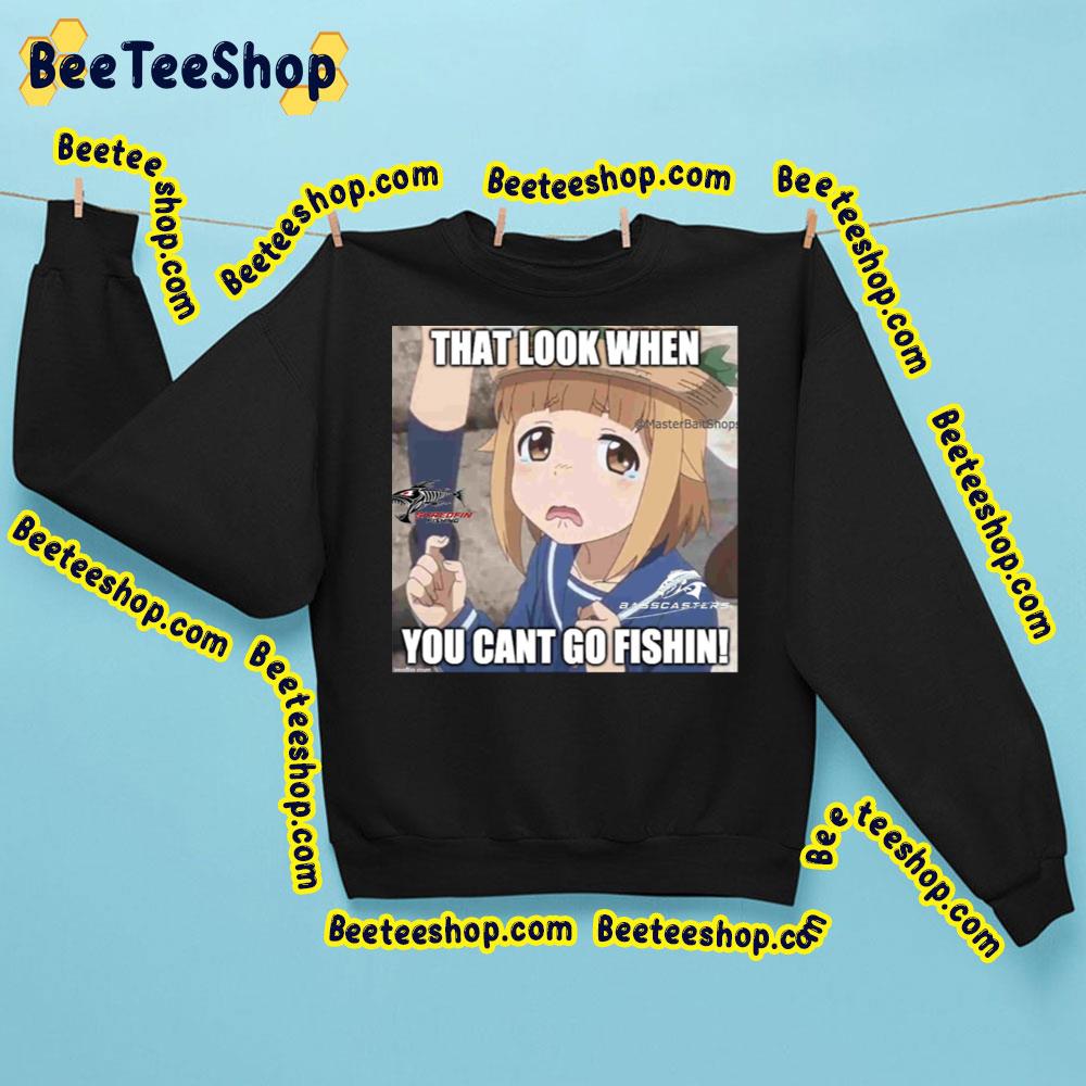 Houkago Teibou Hisshi That Look When You Cant Go Fishin Trending Unisex Sweatshirt