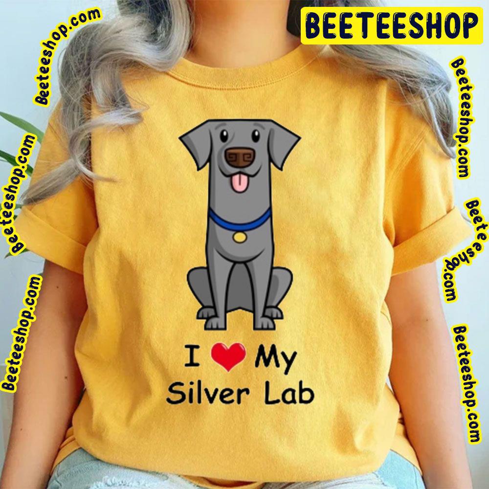 I Love My Silver Lab Trending Unisex T-Shirt