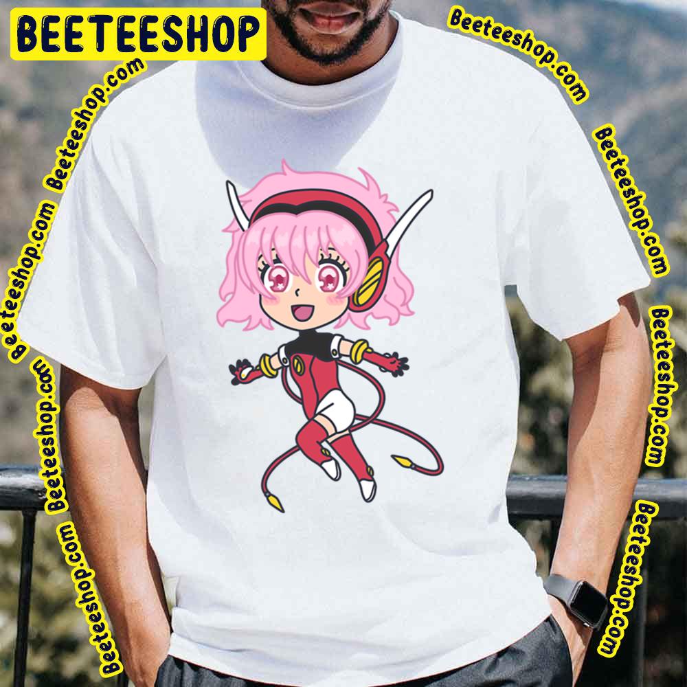 Kawaii Cute Adorable Girl Battle Robot Doll Trending Unisex T-Shirt