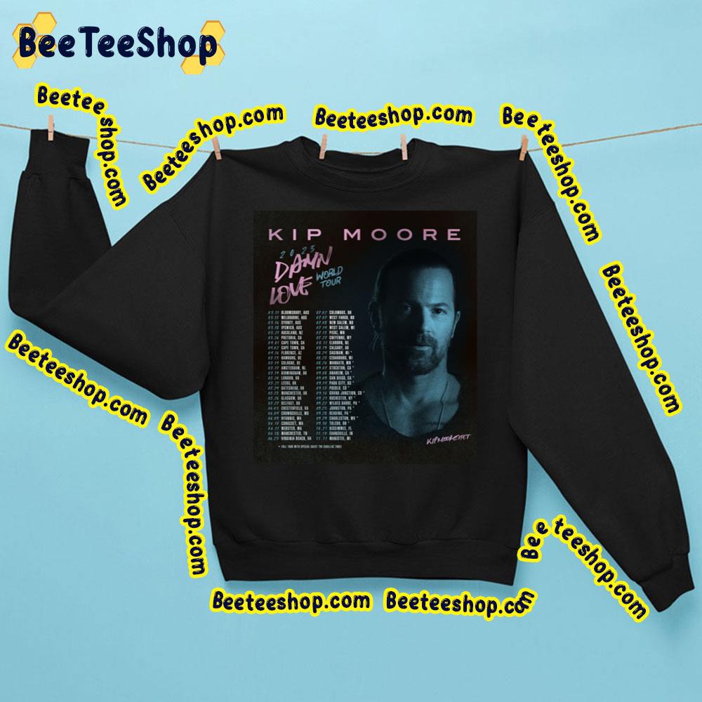 Kip Moore 2023 Damn Love World Tour Trending Unisex Sweathirt