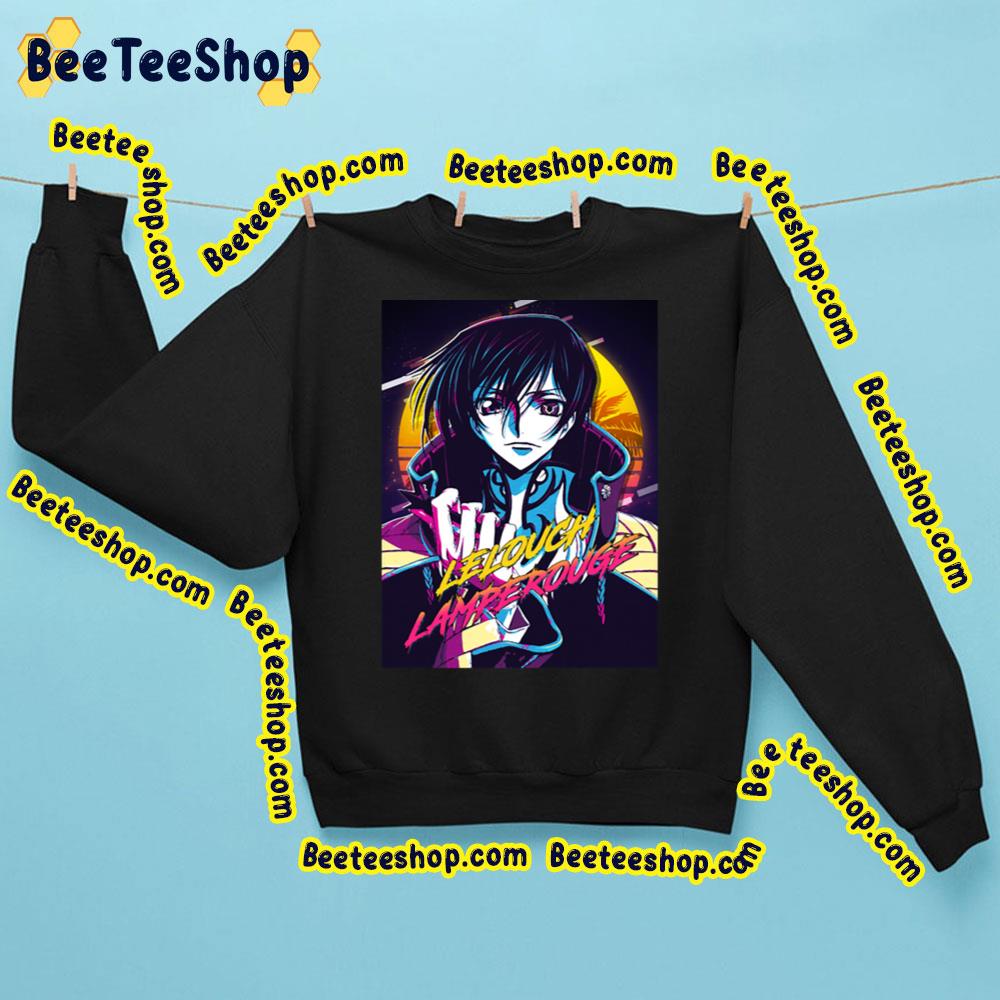Lelouch Code Geass 80s Vaporwave Trending Unisex Sweatshirt