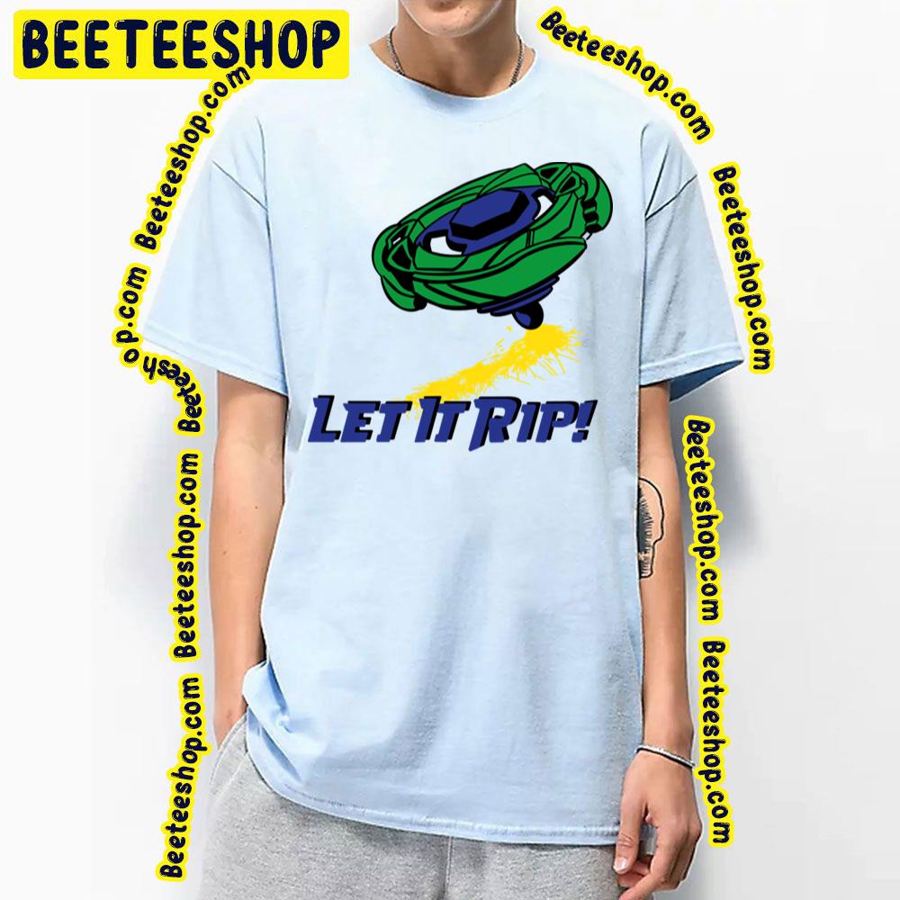 Let It Rip Beyblade Bluegreen Trending Unisex T-Shirt