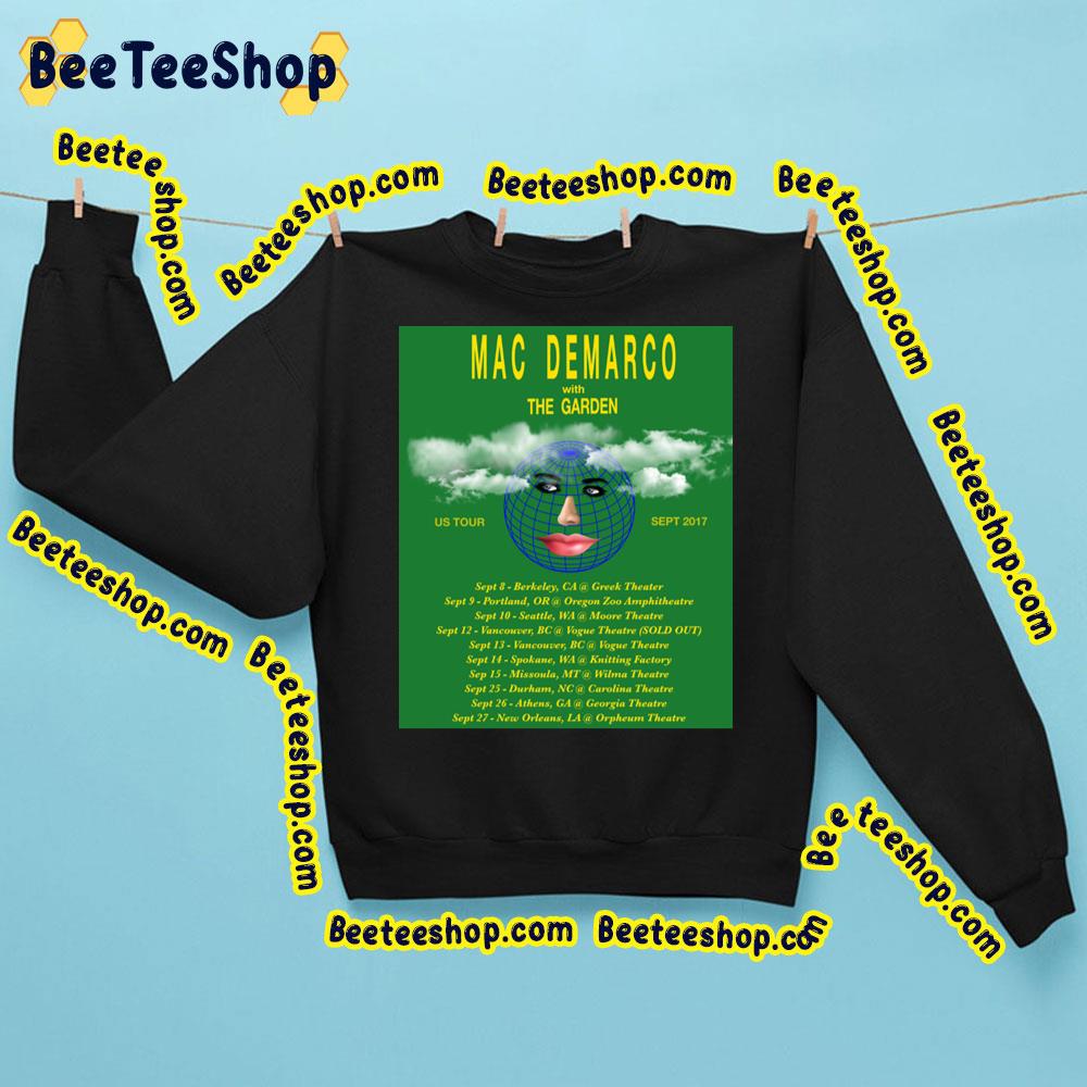 Mac Demarco With The Garden Us Tour 2017 Trending Unisex Sweatshirt