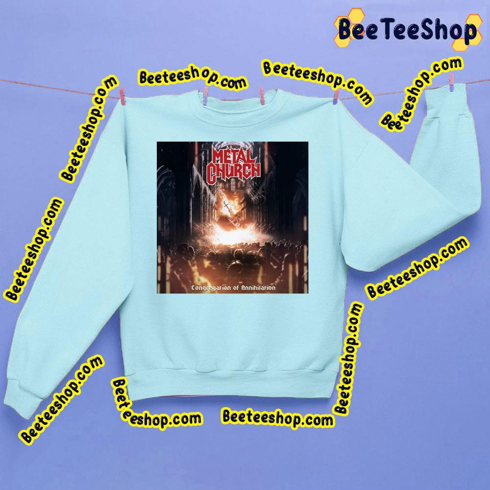 Metal Church Congregation Of Annihilation 2023 Album Trending Unisex Sweatshirt