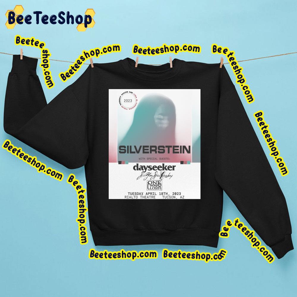 Misery Made Me Usa And Canada Tour 2023 Silverstein With Dayseeker Trending Unisex Sweatshirt